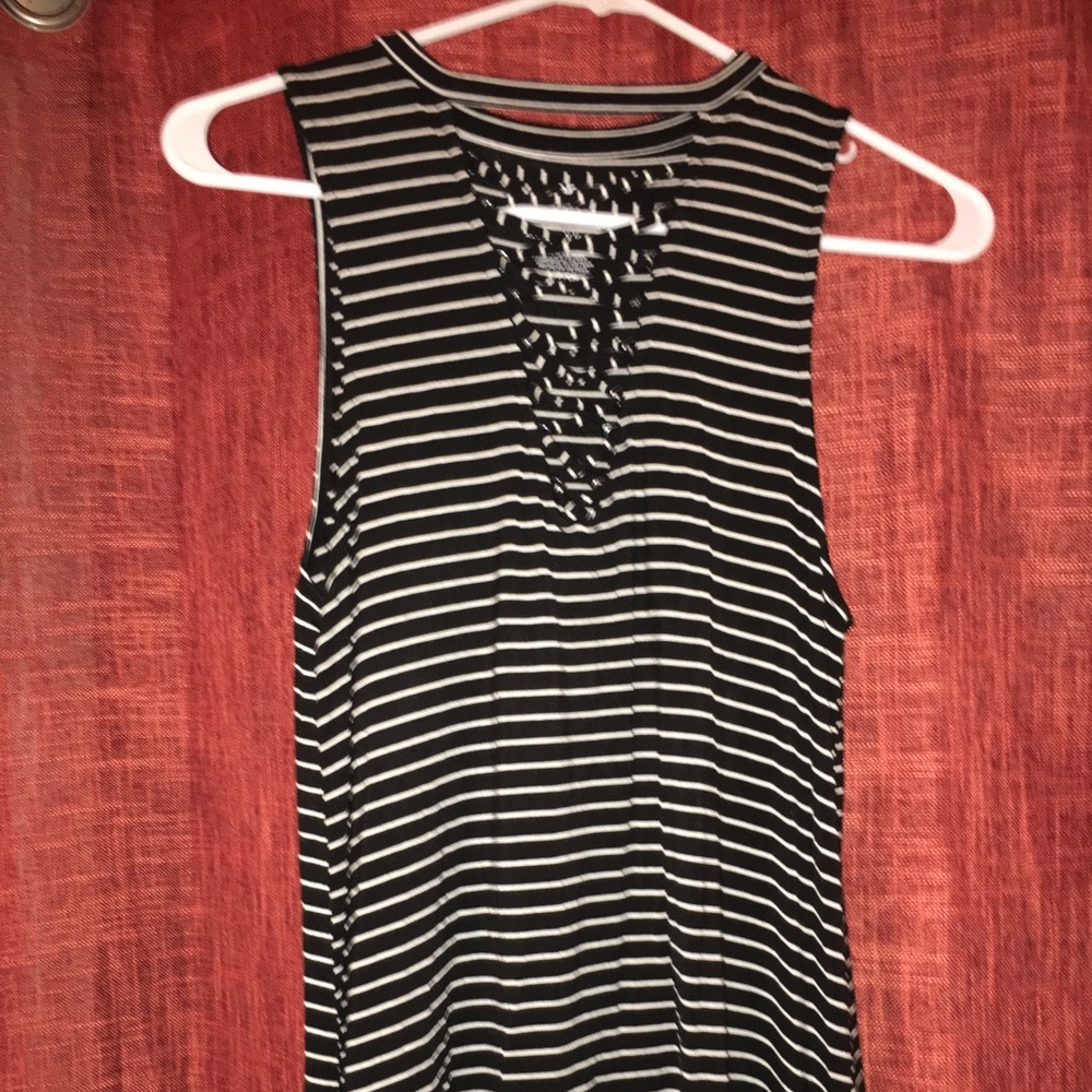 American Eagle Stripped Tank Top